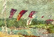Alfred Sisley regatta oil on canvas